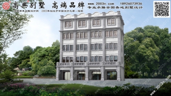 乡村小别墅设计图纸首层183平方米图纸编号A804