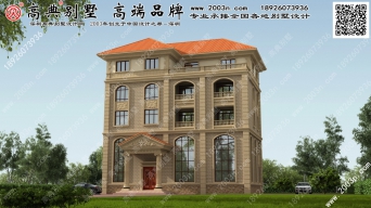 高品别墅设计图首层206平方米图纸编号a1095