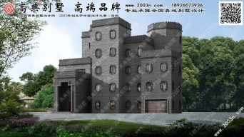 四层半别墅效果图大全首层521平方米图纸编号a413