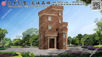 新农村小别墅设计图首层122平方米图纸编号A376