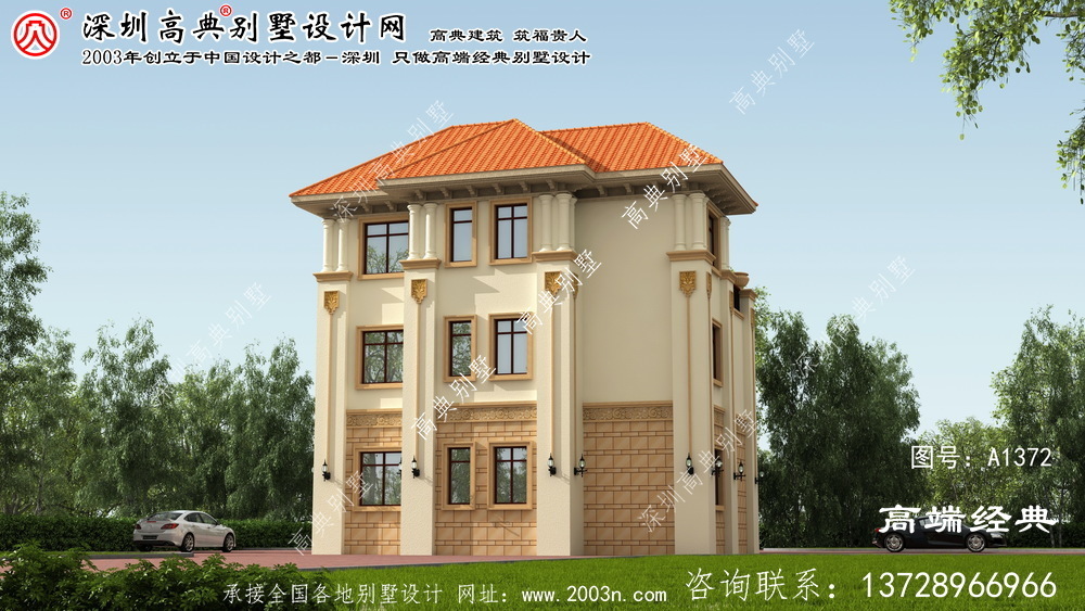 桥东区农村三层小别墅装修