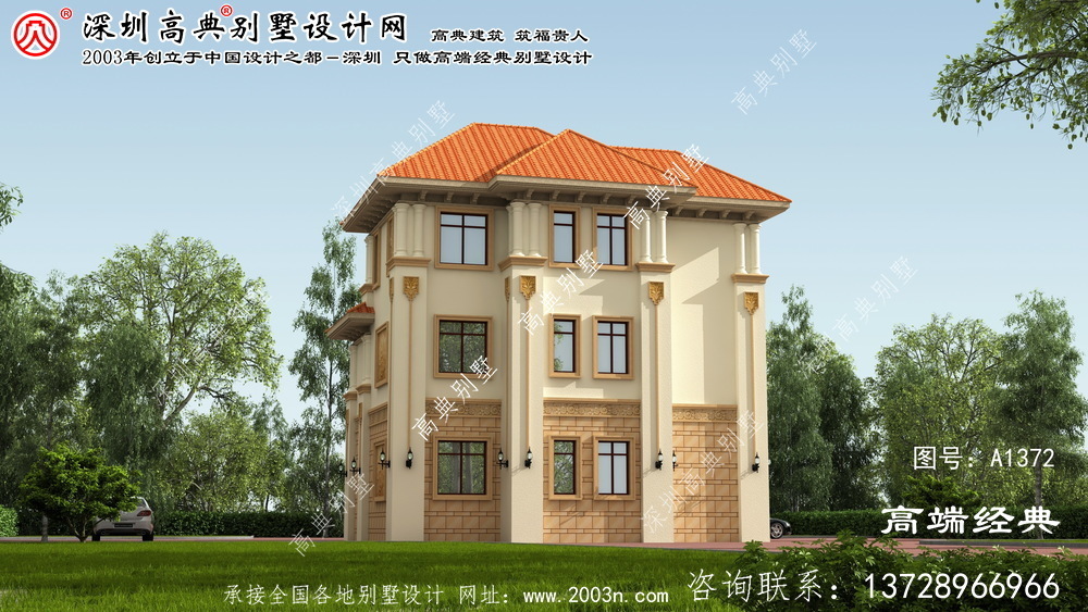 桥东区农村三层小别墅装修
