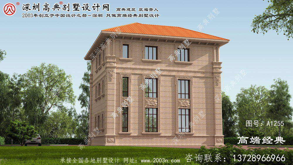 芝山区大型豪华别墅设计图