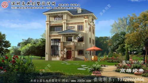 宜宾县四层乡村别墅设计图