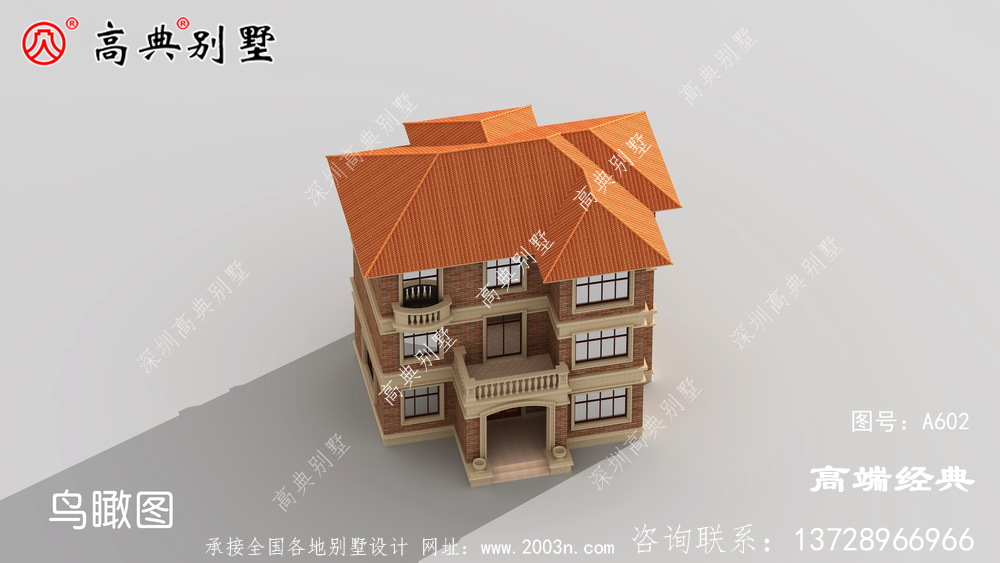 三层别墅平面设计图