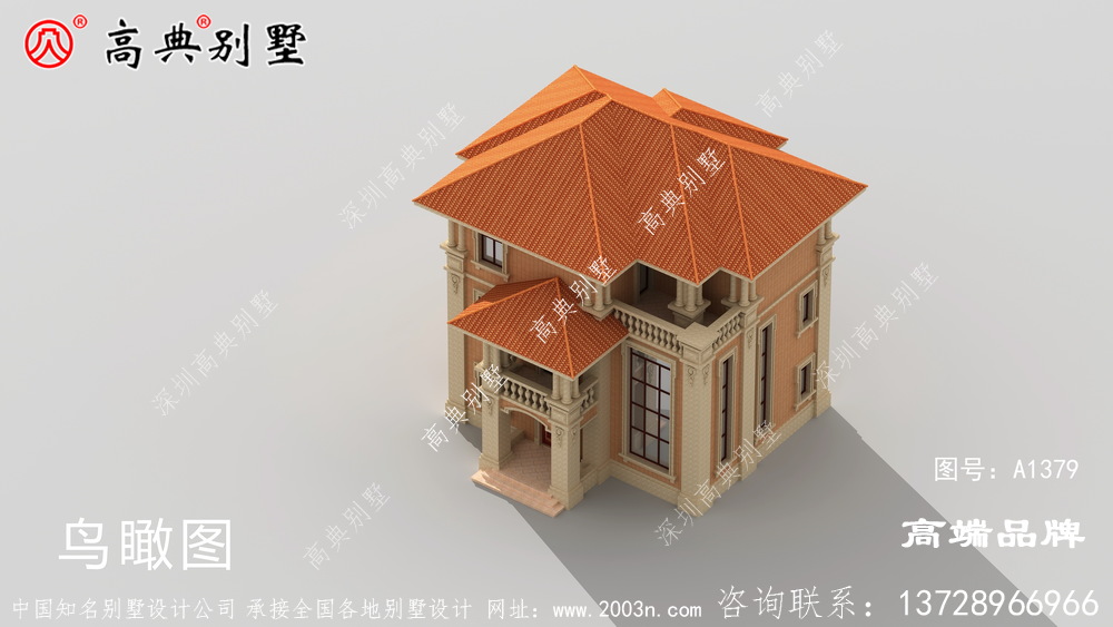120平方米简欧三层别墅设计图新颖大气