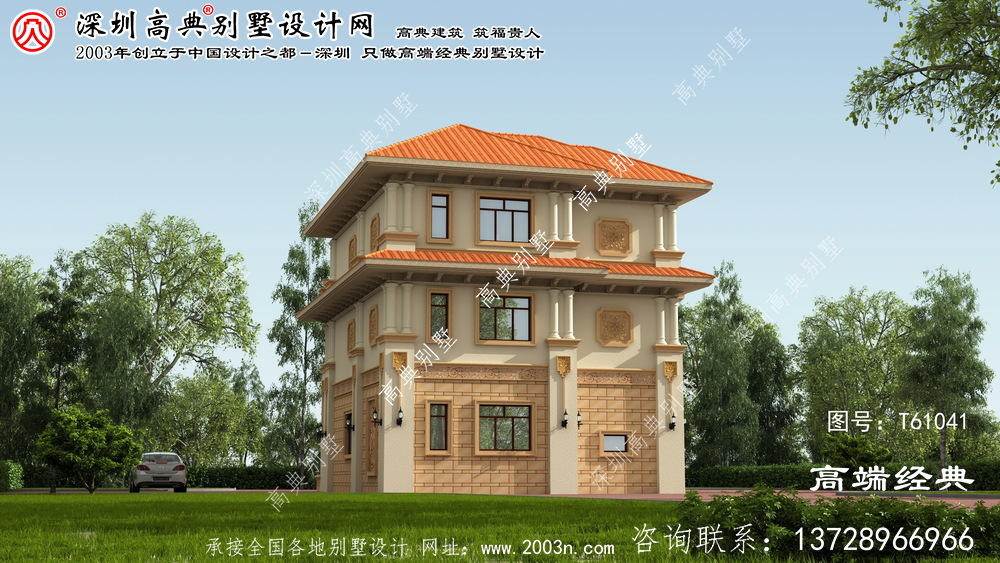 阿拉善右旗豪华欧式三层复式客厅别墅设计图。