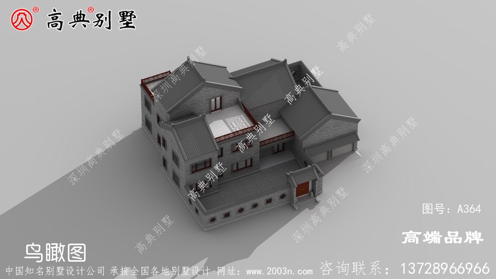农村2层半房屋设计图居住舒适这也是很多人建别墅的初衷