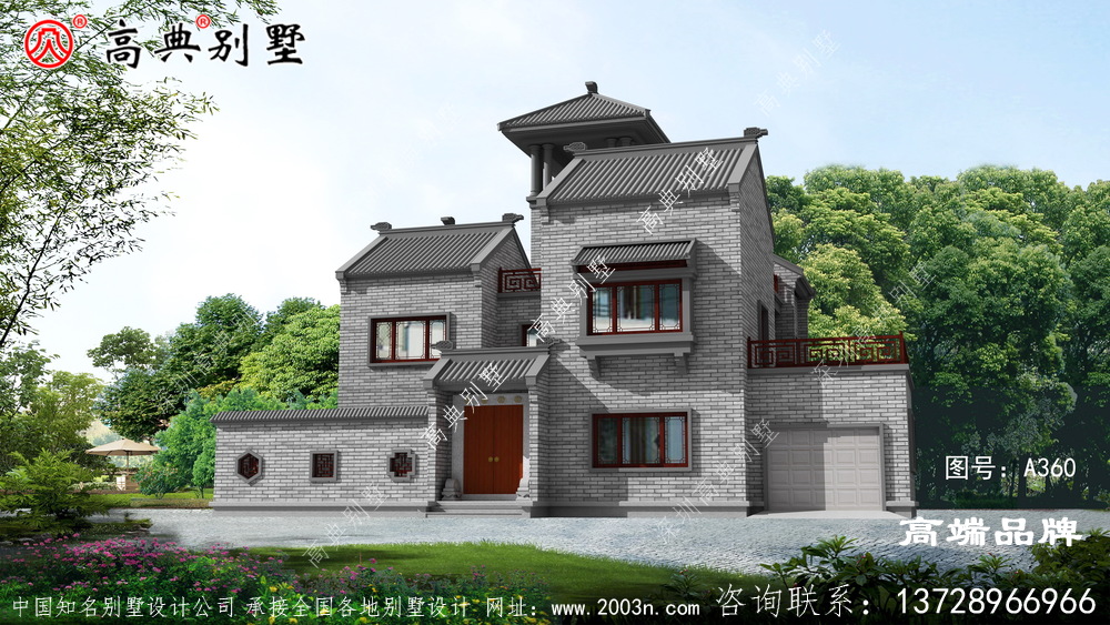 农村自建三层别墅美观实用