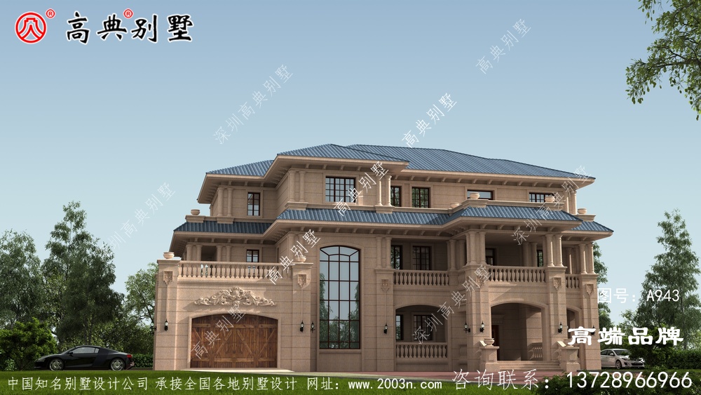 农村楼中楼建房设计图漂亮大气	