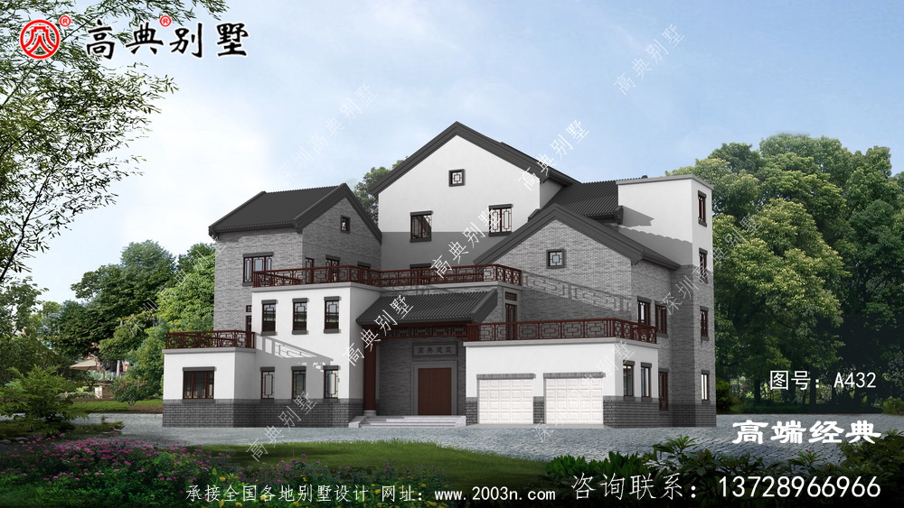 造型气派布局很实用,占地442平
