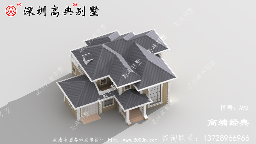 农村简单二层自建房，房子美观实用，你也来建一栋吧