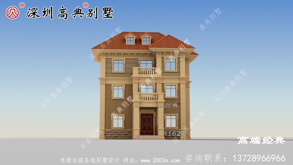 乡村三层别墅设计图,自从建了这栋房子后,村里的人都找我要图纸。
