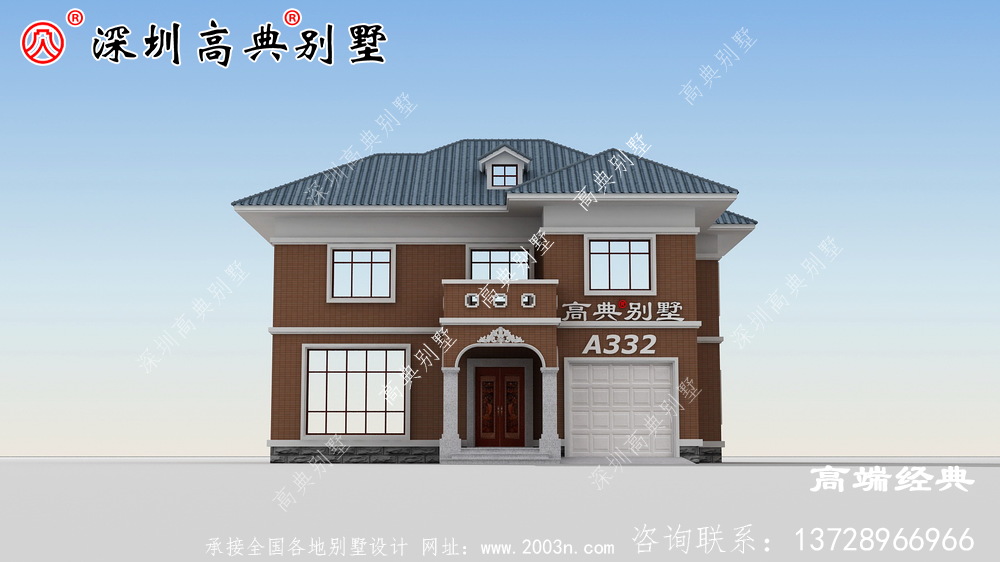 157平米普通农村建房设计图,造型完美,农村建房的明确选择