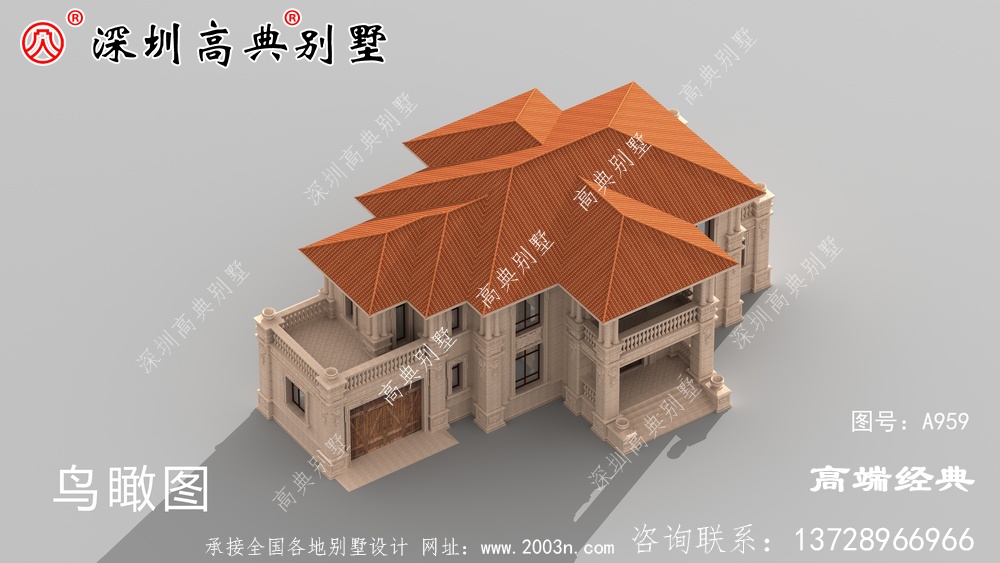 有阳台二层楼房设计图,建一栋在村里倍有面,这别墅才配得上您的身份
