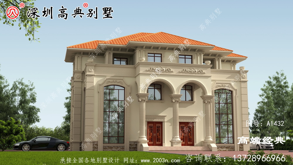 乡村三层楼的设计图,盖房子是大事,不能马虎。
