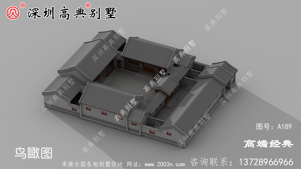 新款二层中式别墅图,看过的都说好,住上肯定发大财