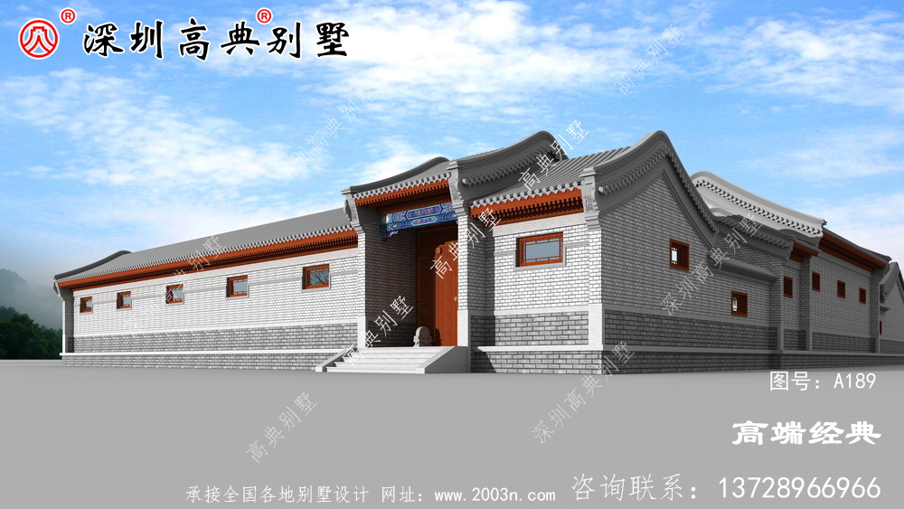 新款二层中式别墅图,看过的都说好,住上肯定发大财