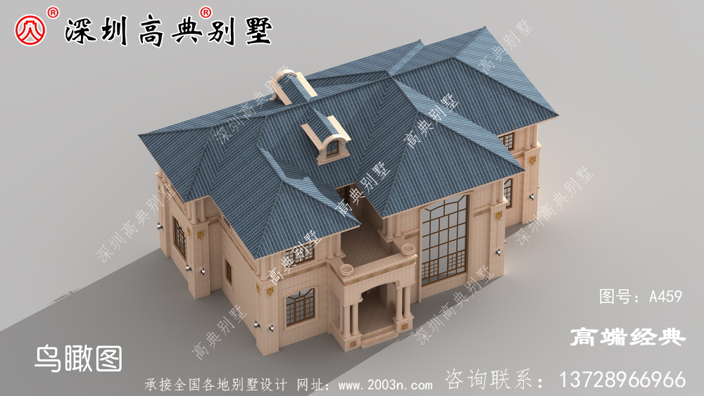 乡村三层自建房效果图,经济实用,保证眼前一亮。