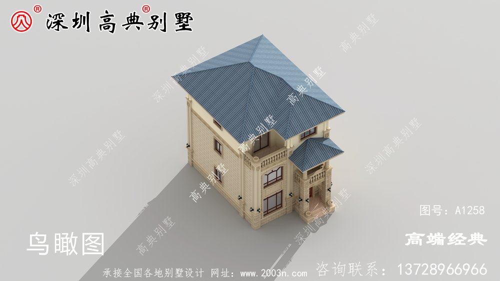 简约大气的三层别墅设计图,看完我也想回家盖房子。