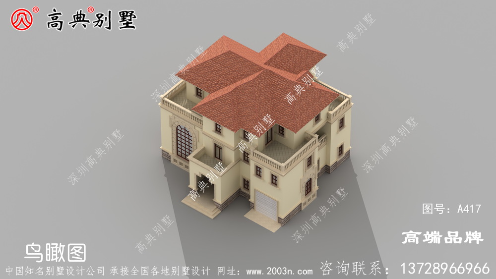 层次感丰富 ，花瓶围栏衬托，整体造型古典