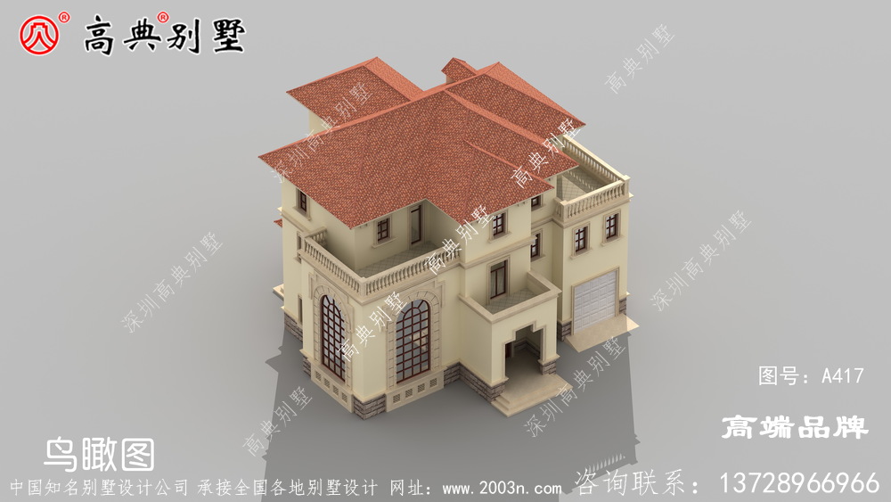 层次感丰富 ，花瓶围栏衬托，整体造型古典