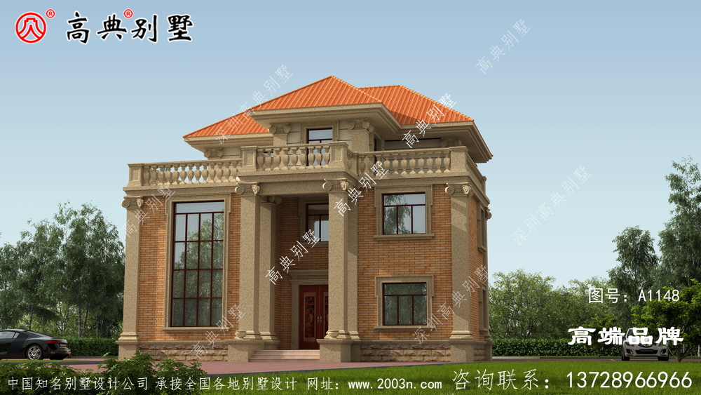 三层欧式别墅 ，当之无愧的经典农村别墅