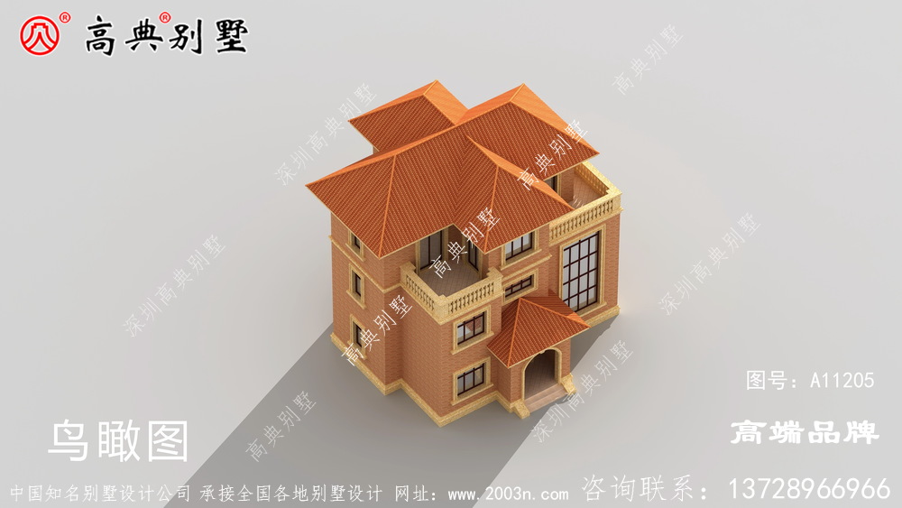 想要在一排平房中突出,就在村里建个三层别墅
