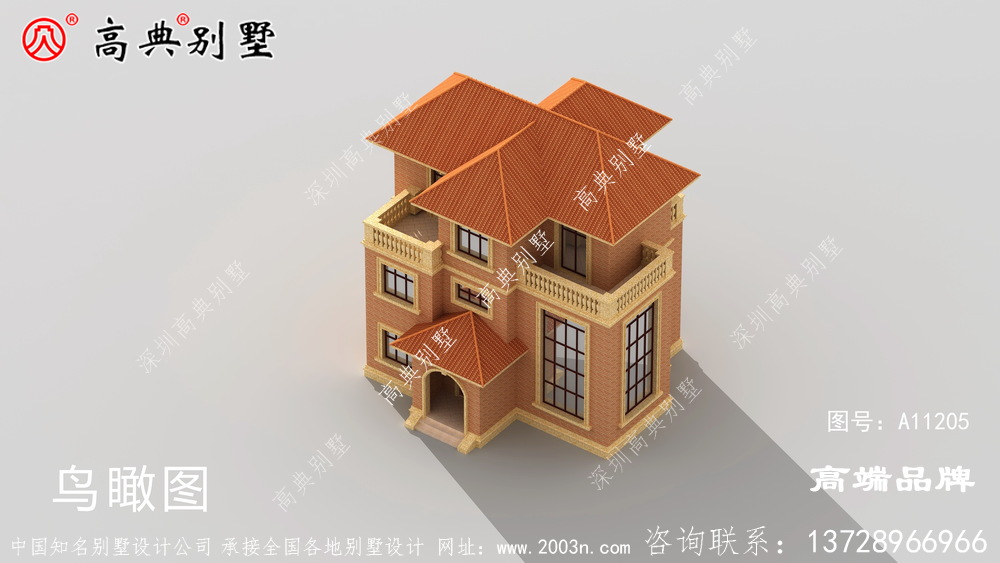 想要在一排平房中突出,就在村里建个三层别墅