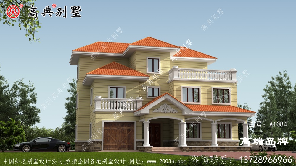 如今农村建房不再局限于以前款式,更多的是现在这种风格