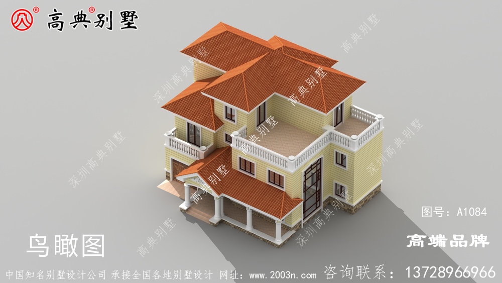如今农村建房不再局限于以前款式,更多的是现在这种风格