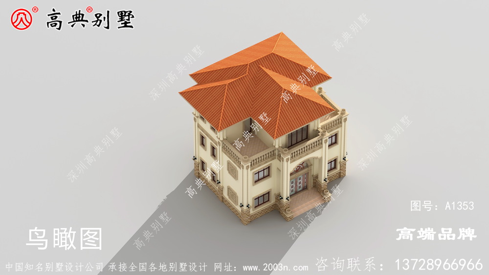 喜欢对称的别墅外观,那么它来了