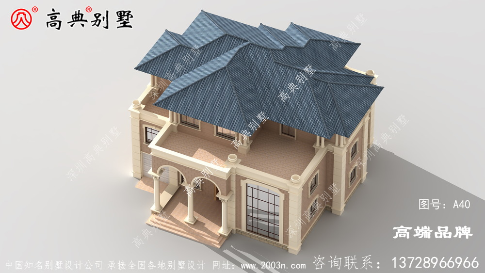 乡村三层简欧户型别墅图设计简单精致