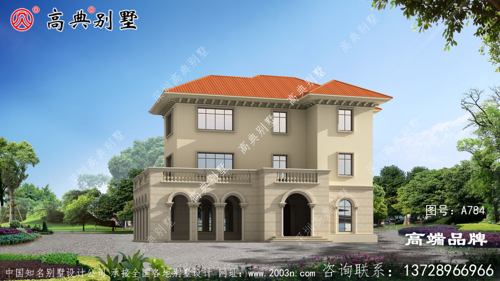 欧式风格三层住宅方案 ,一方水土养一方人
