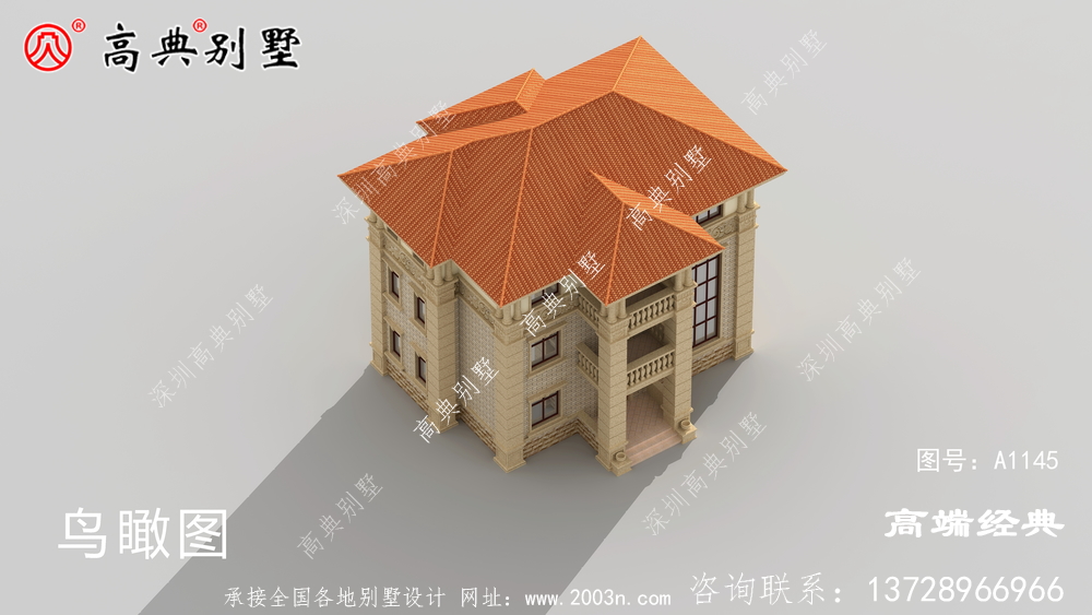 这款欧式别墅设计图,不仅仅是实用,而且还很美观。