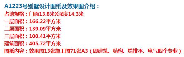 欧式别墅户型,美观经济实用,是个不错的选择。